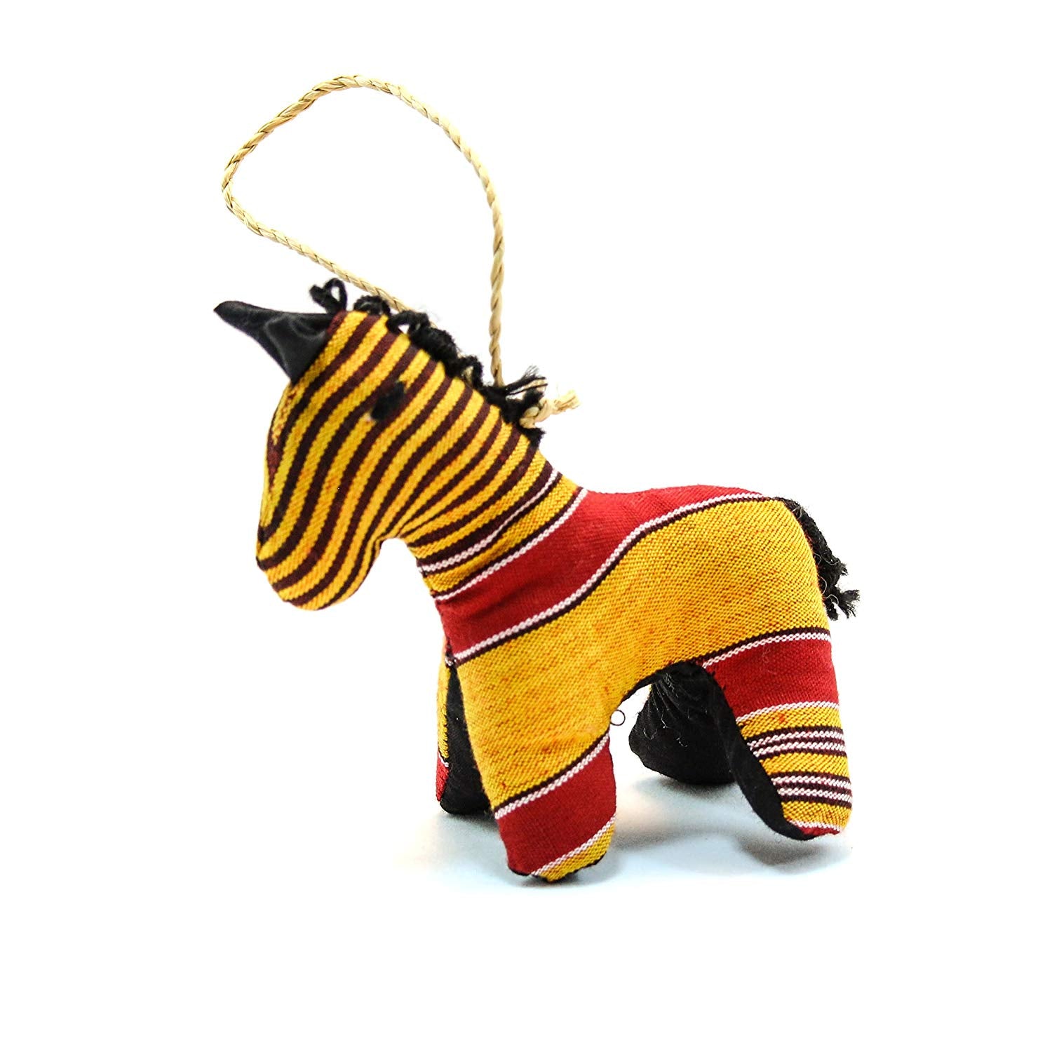 Stuffed Animal Ornament Set of 5 - Kikoy Red