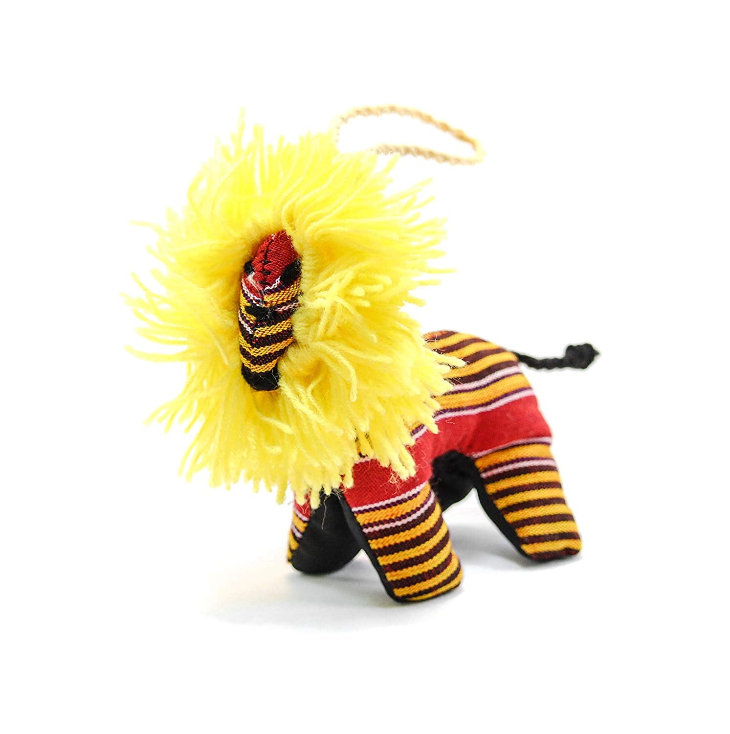 Stuffed Animal Ornament Set of 5 - Kikoy Red