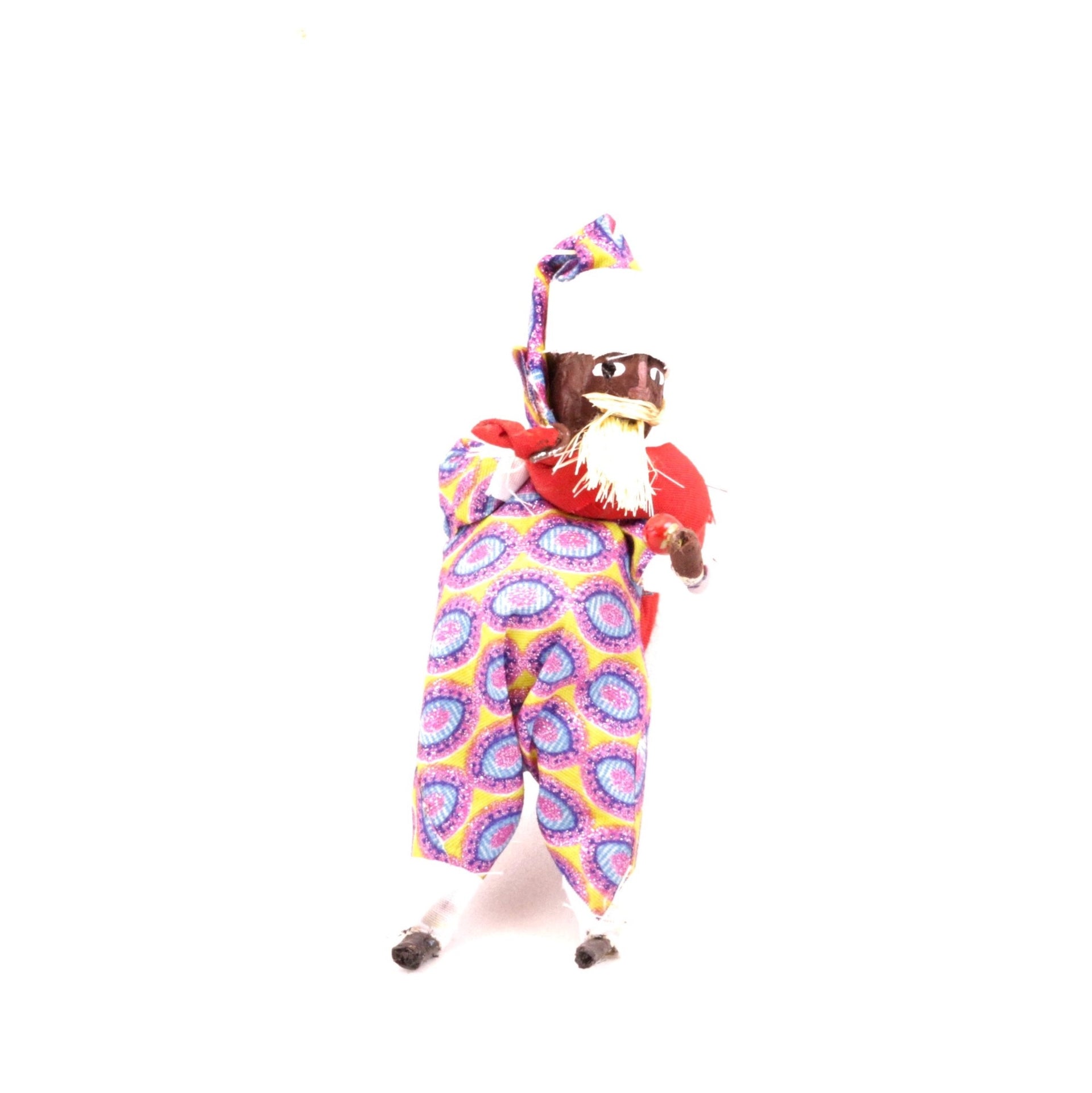 Black Santa Ornament from Africa Fair Trade