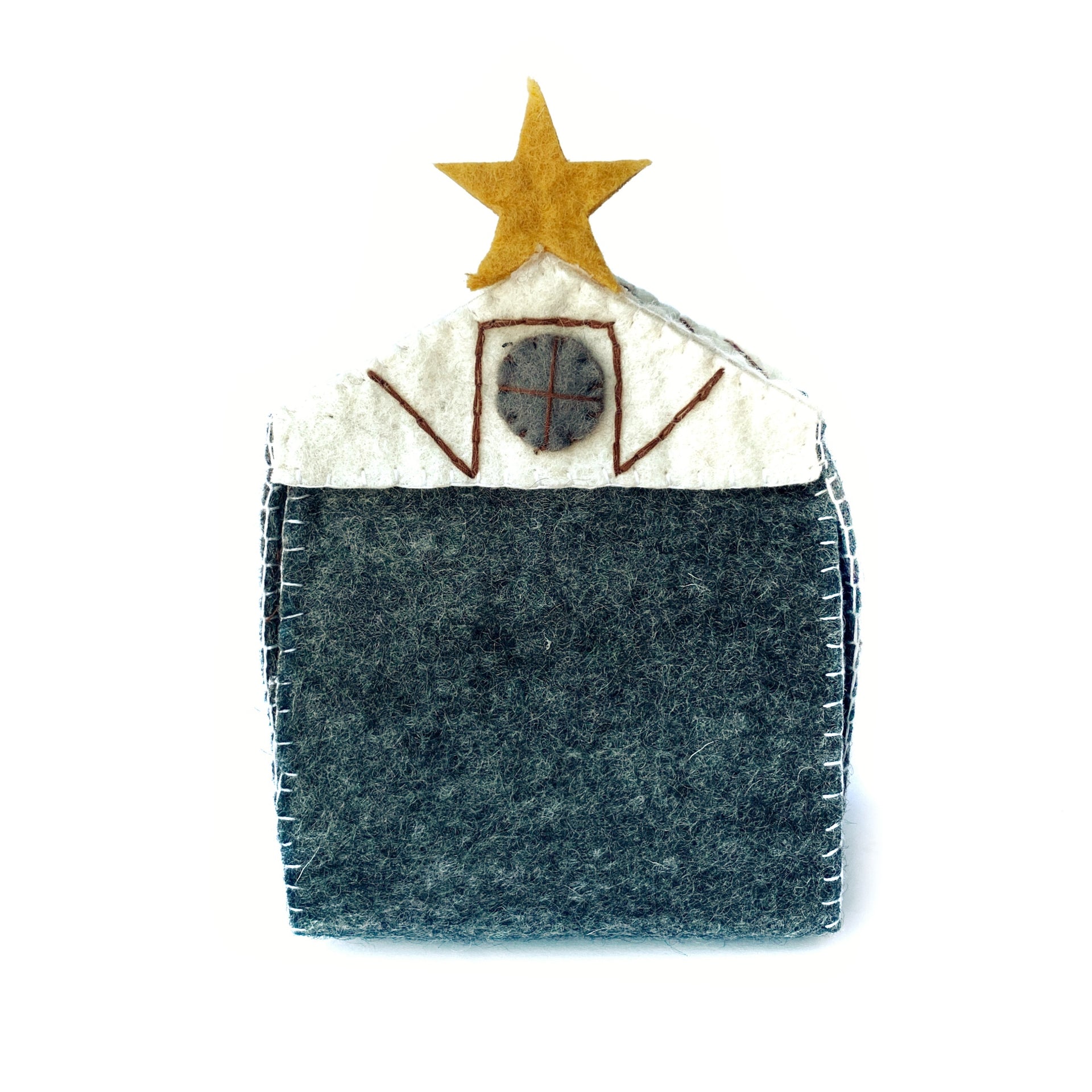 Neutral Felt Nativity Set