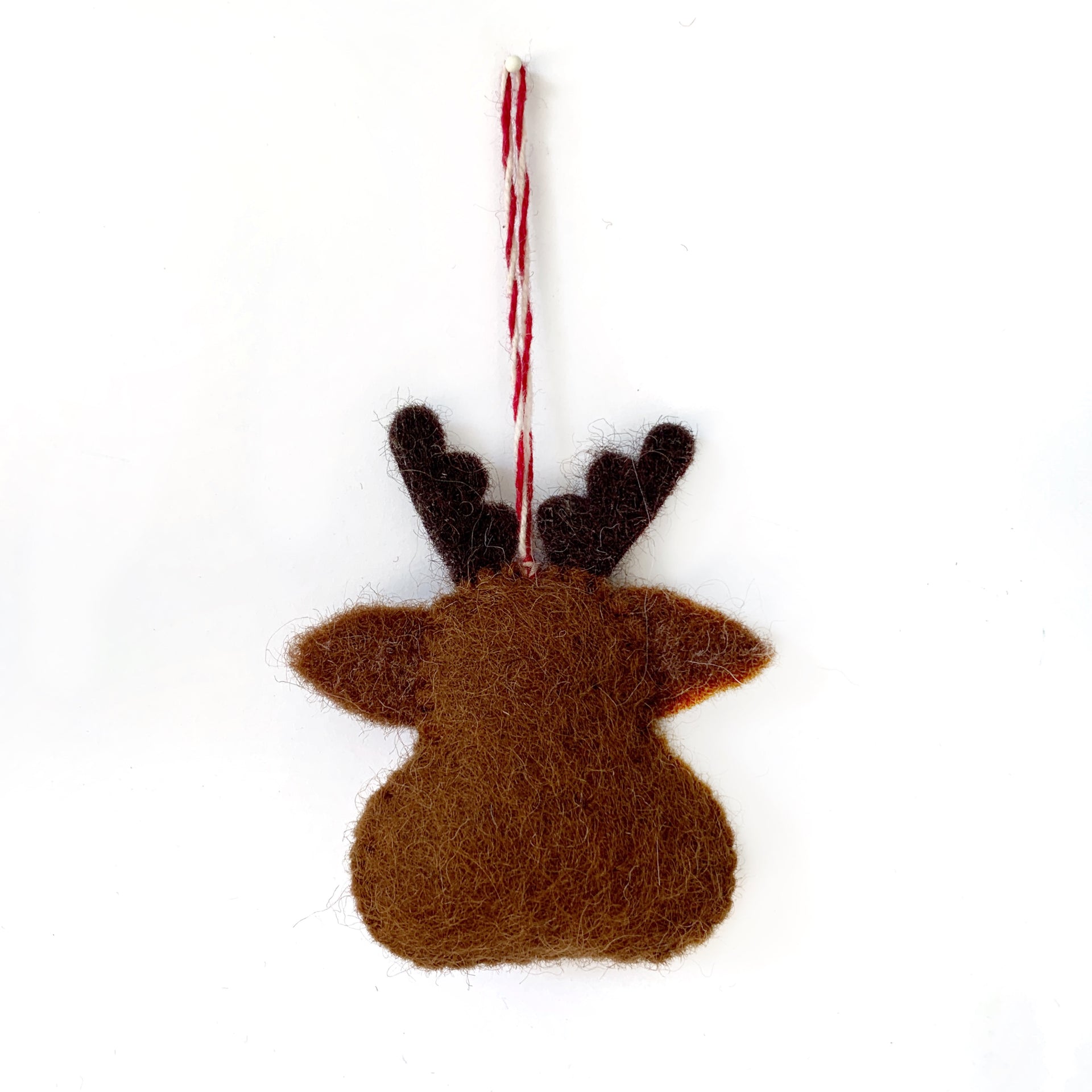 Red Nosed Reindeer Fair Trade Ornament from Nepal