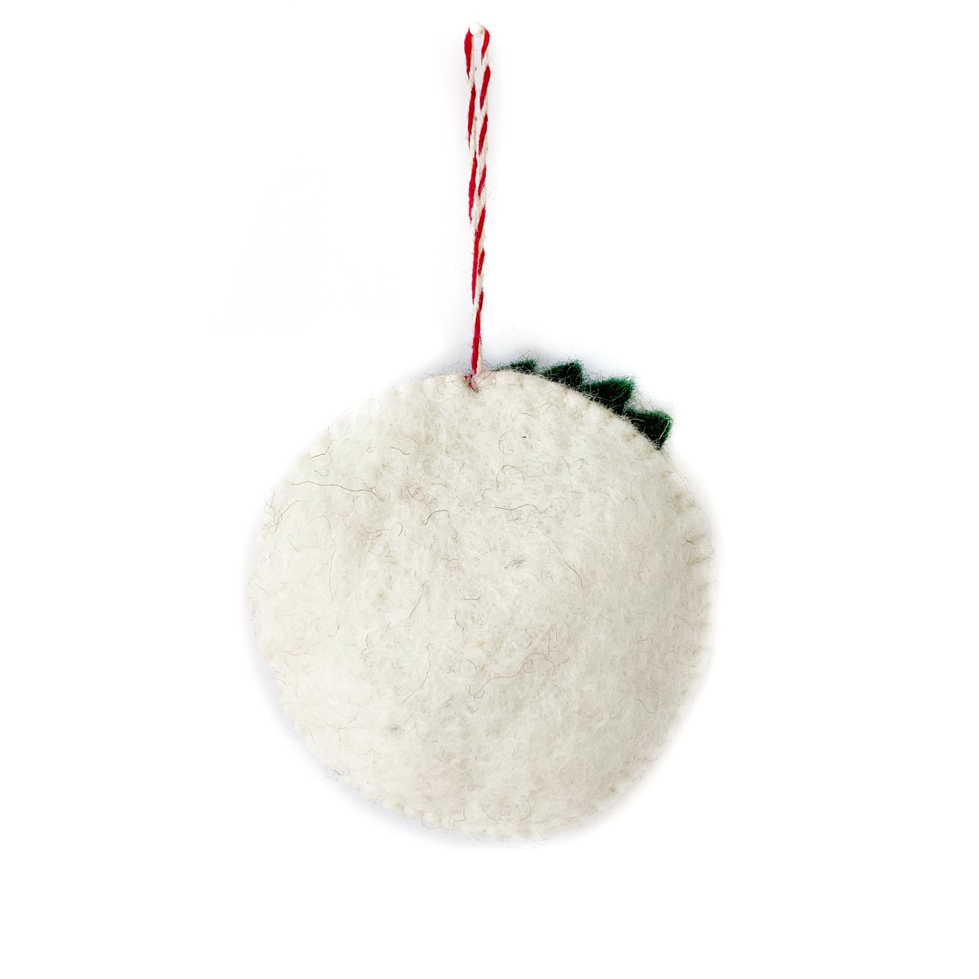 Car with Tree Ornament, Felt Wool