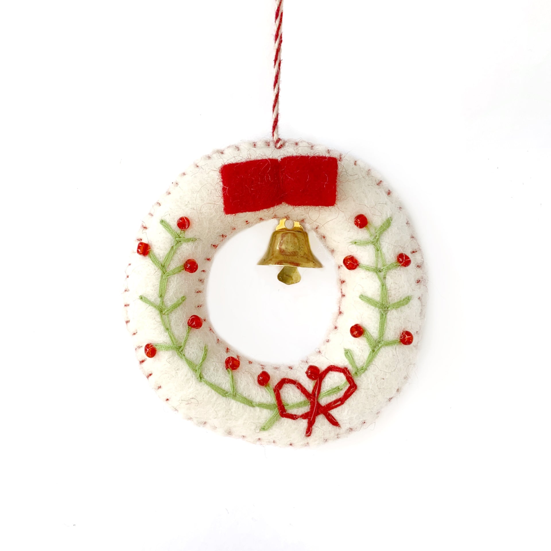 Fair Trade Christmas Wreath Ornament Nepal
