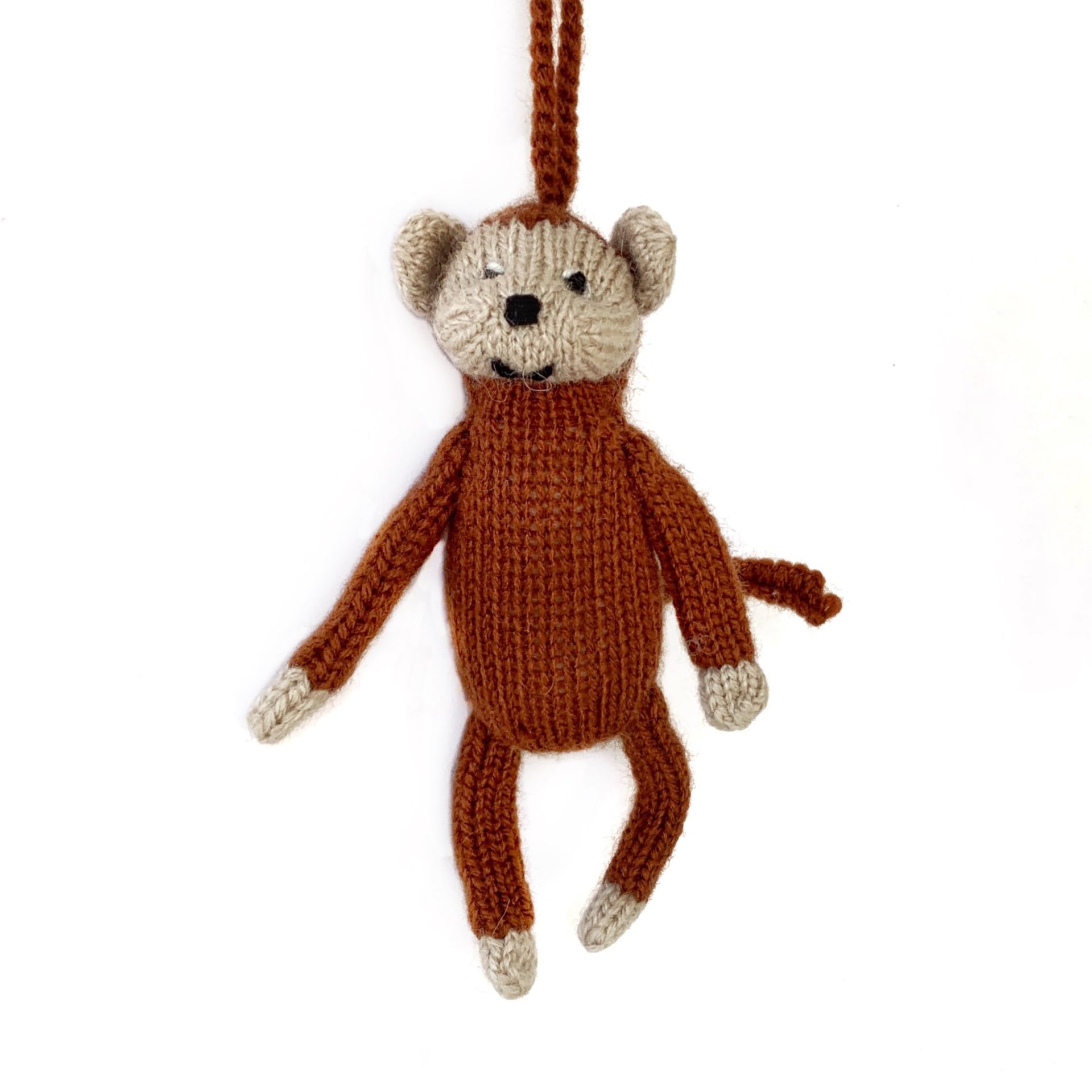 Monkey Ornament Handmade Fair Trade
