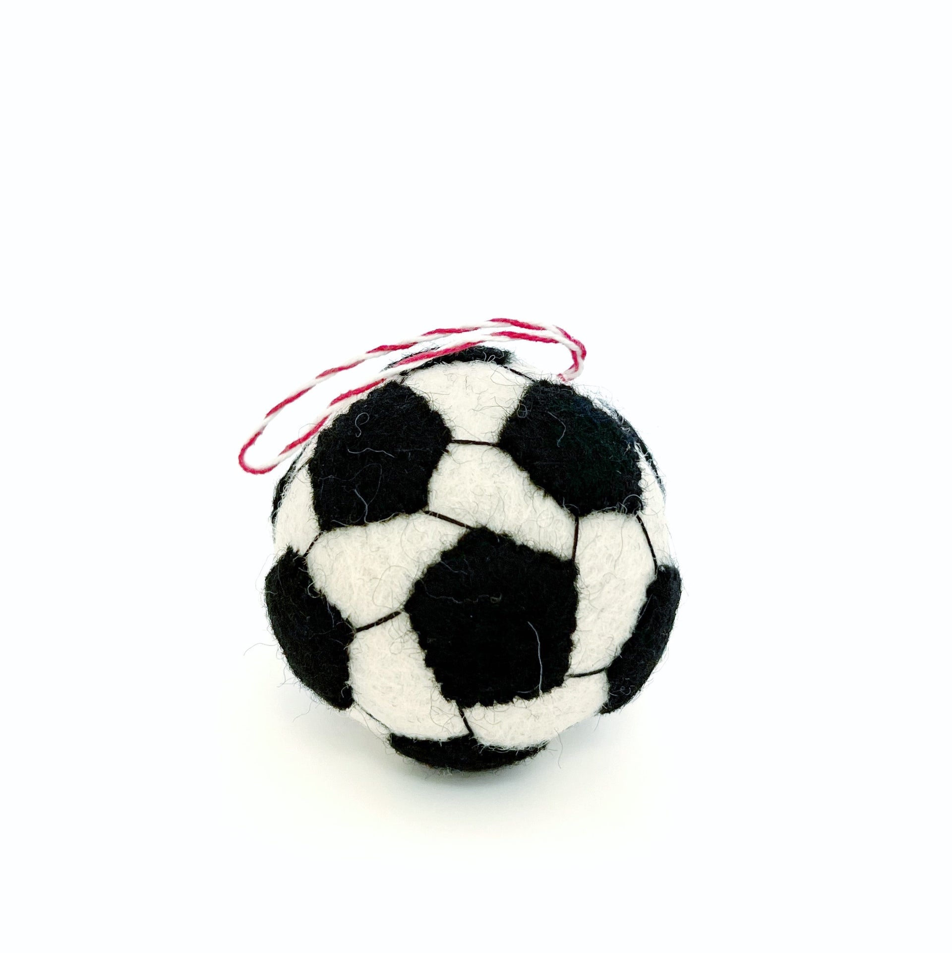 Soccer Ball Christmas Ornament Fair Trade Handmade