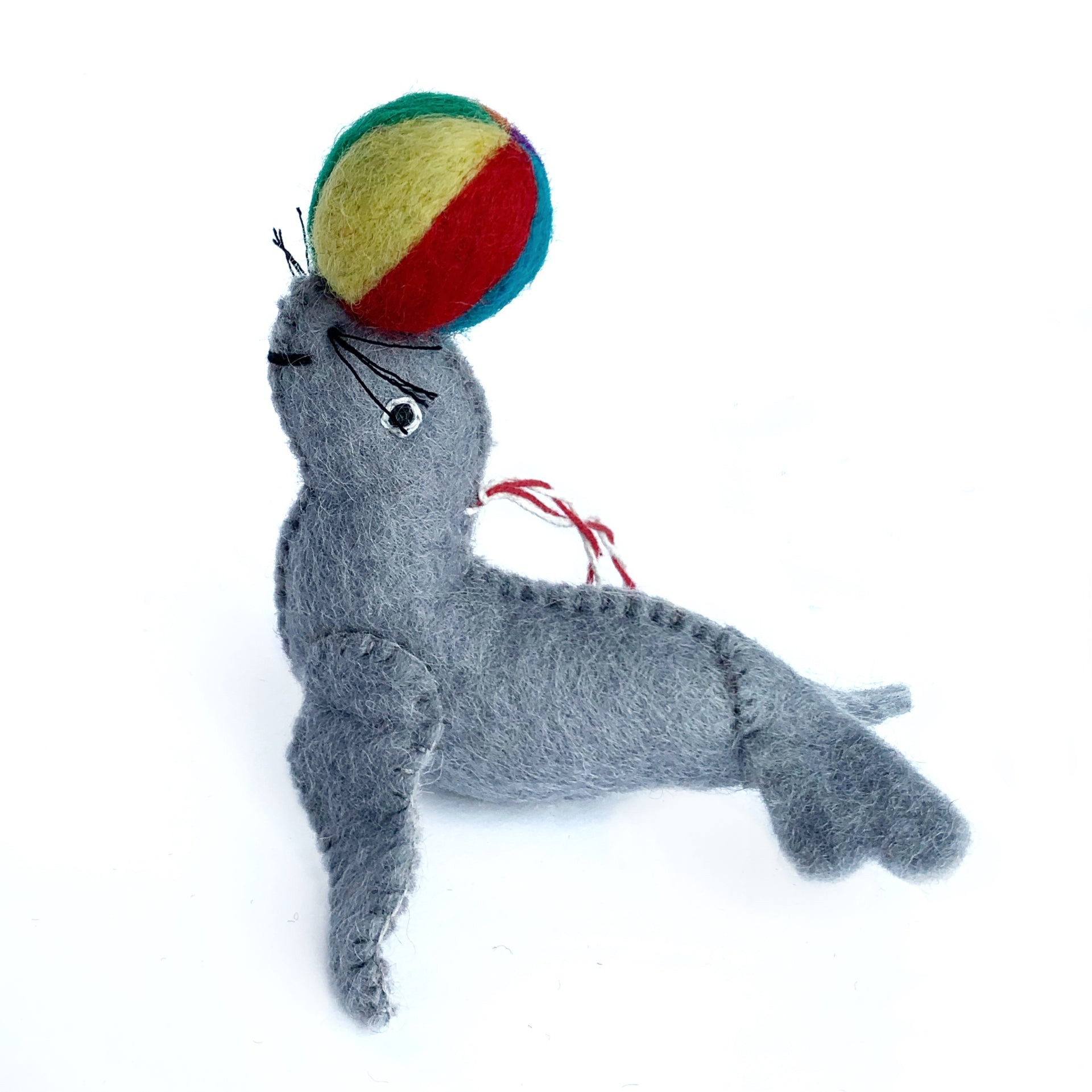 Seal Ornament, Felt Wool