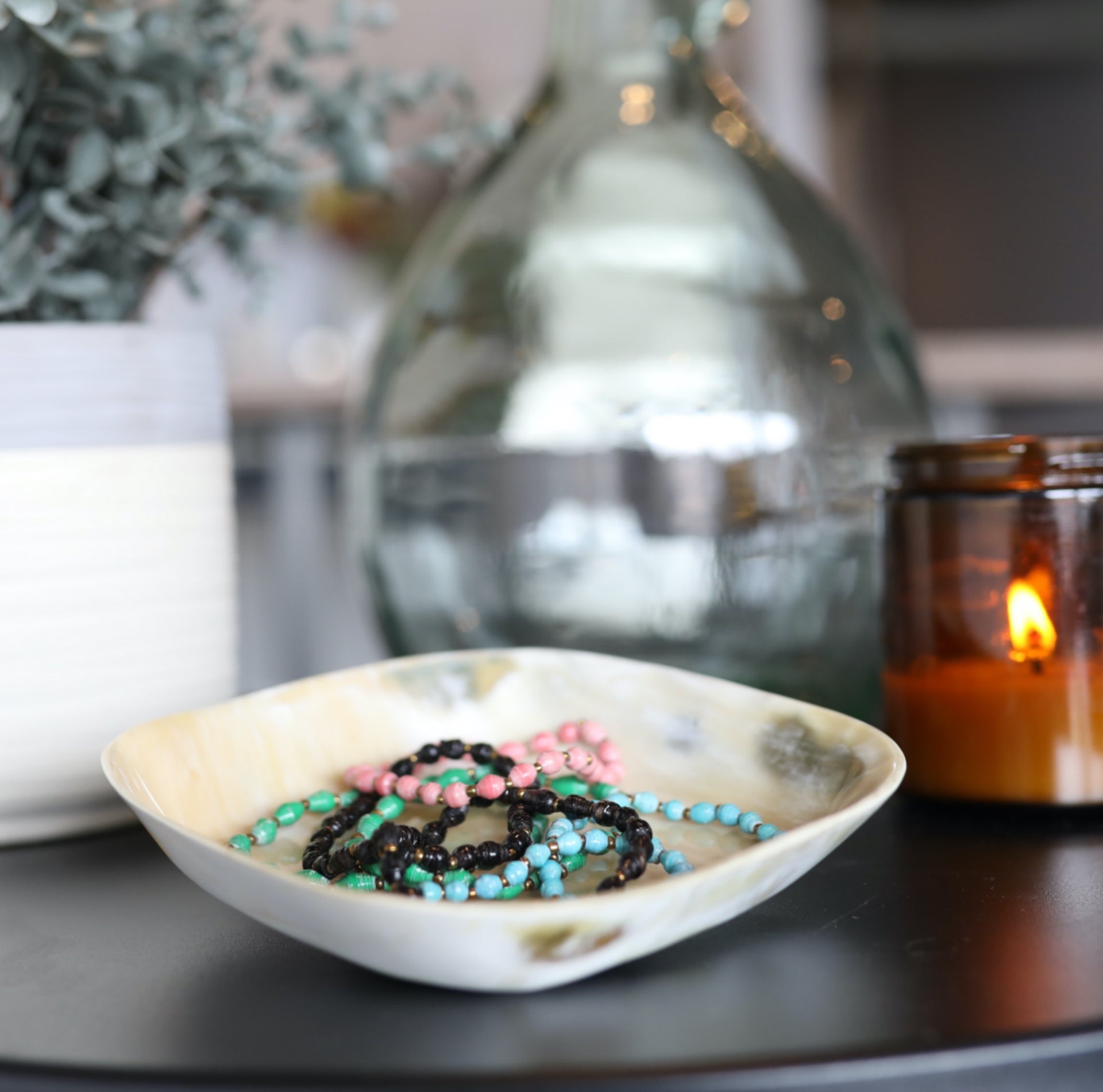 Cow Horn Square Dish