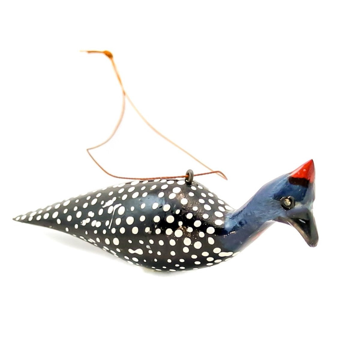 African Guinea Fowl Bird Christmas Ornament