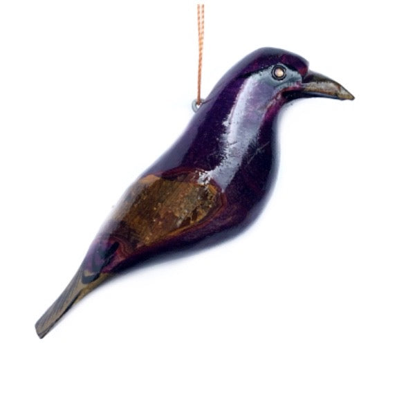 Purple Martin Christmas Ornament
