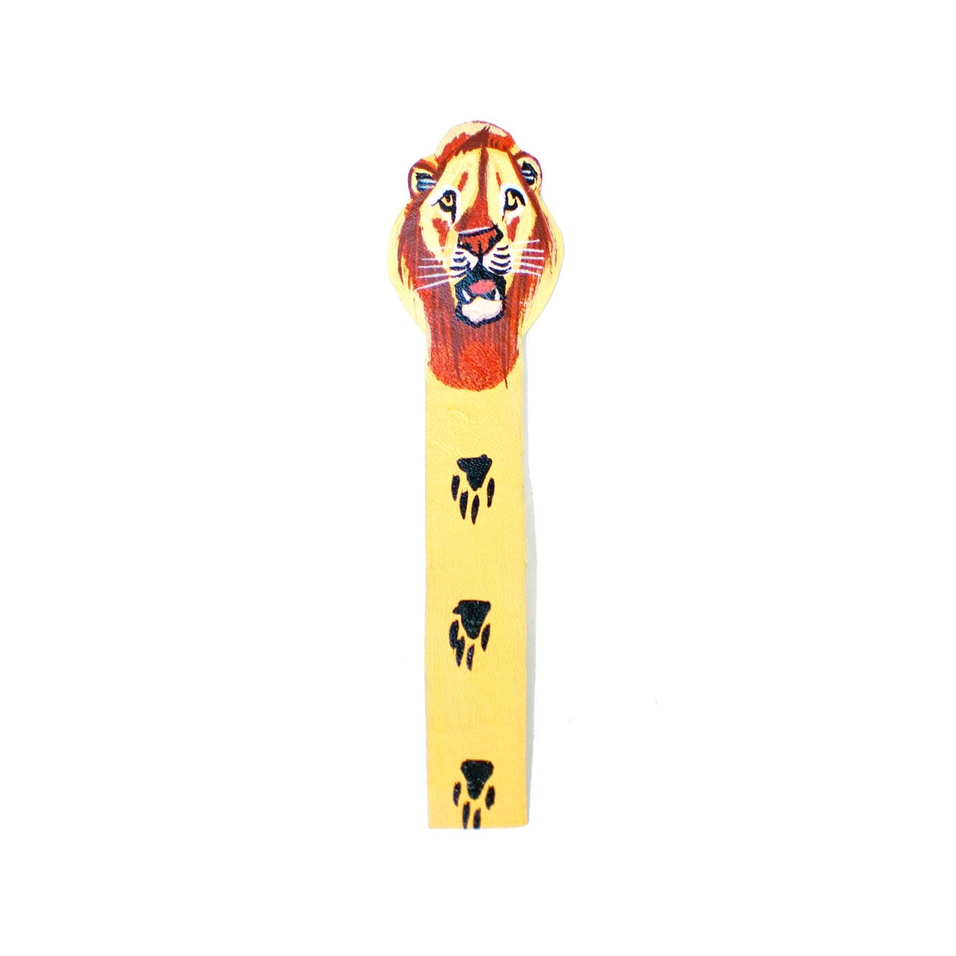 African Bookmark - Leather
