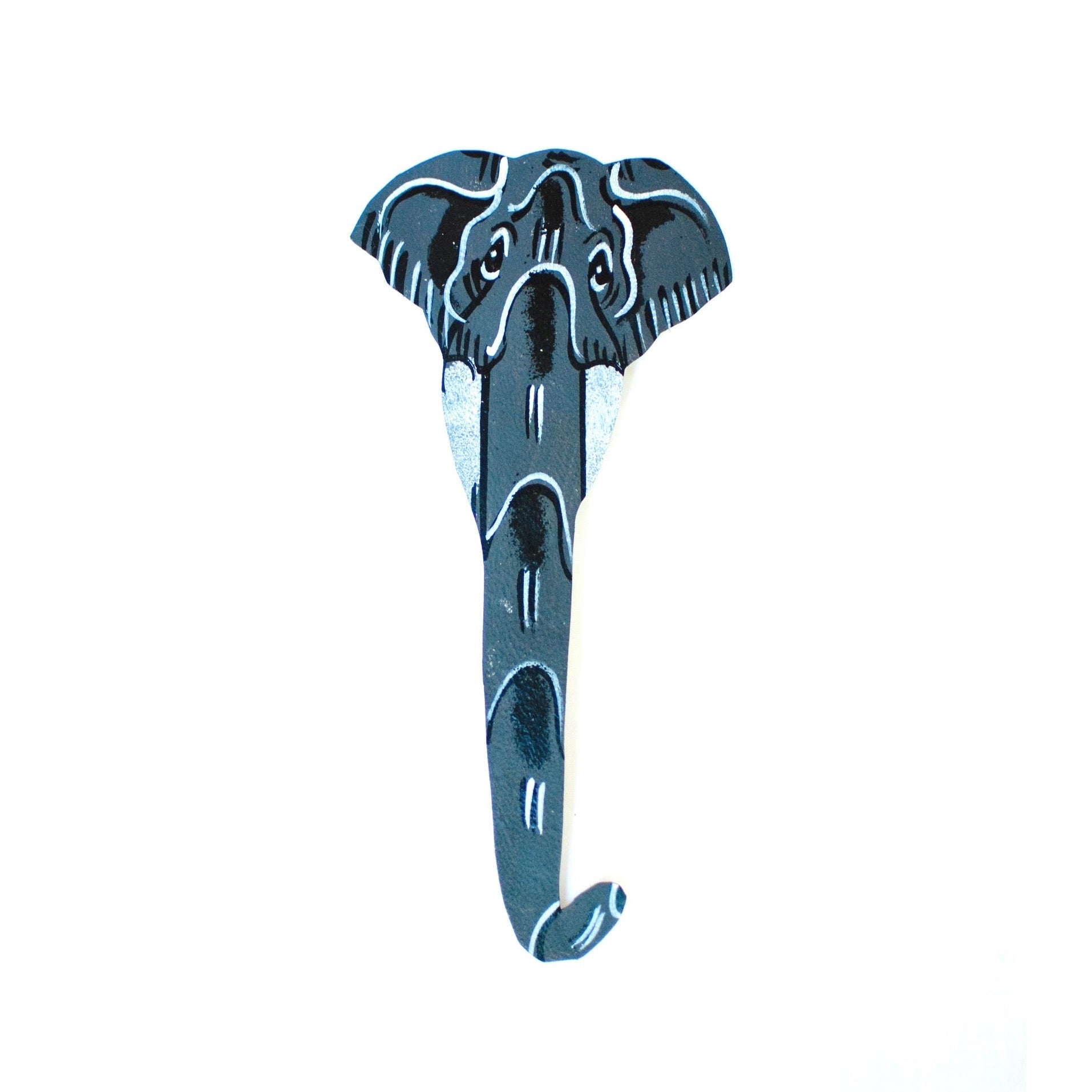 African Bookmark - Leather