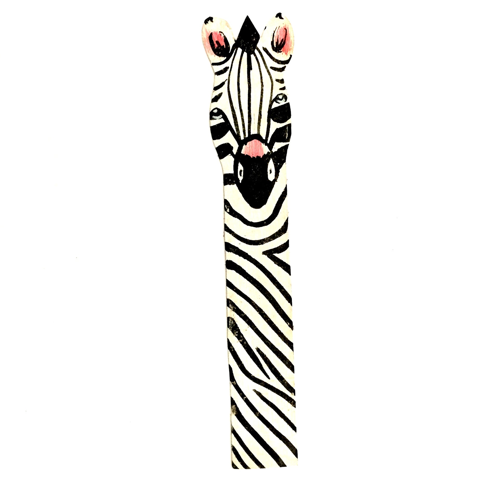 Zebra African Bookmark Leather Handmade Fair Trade