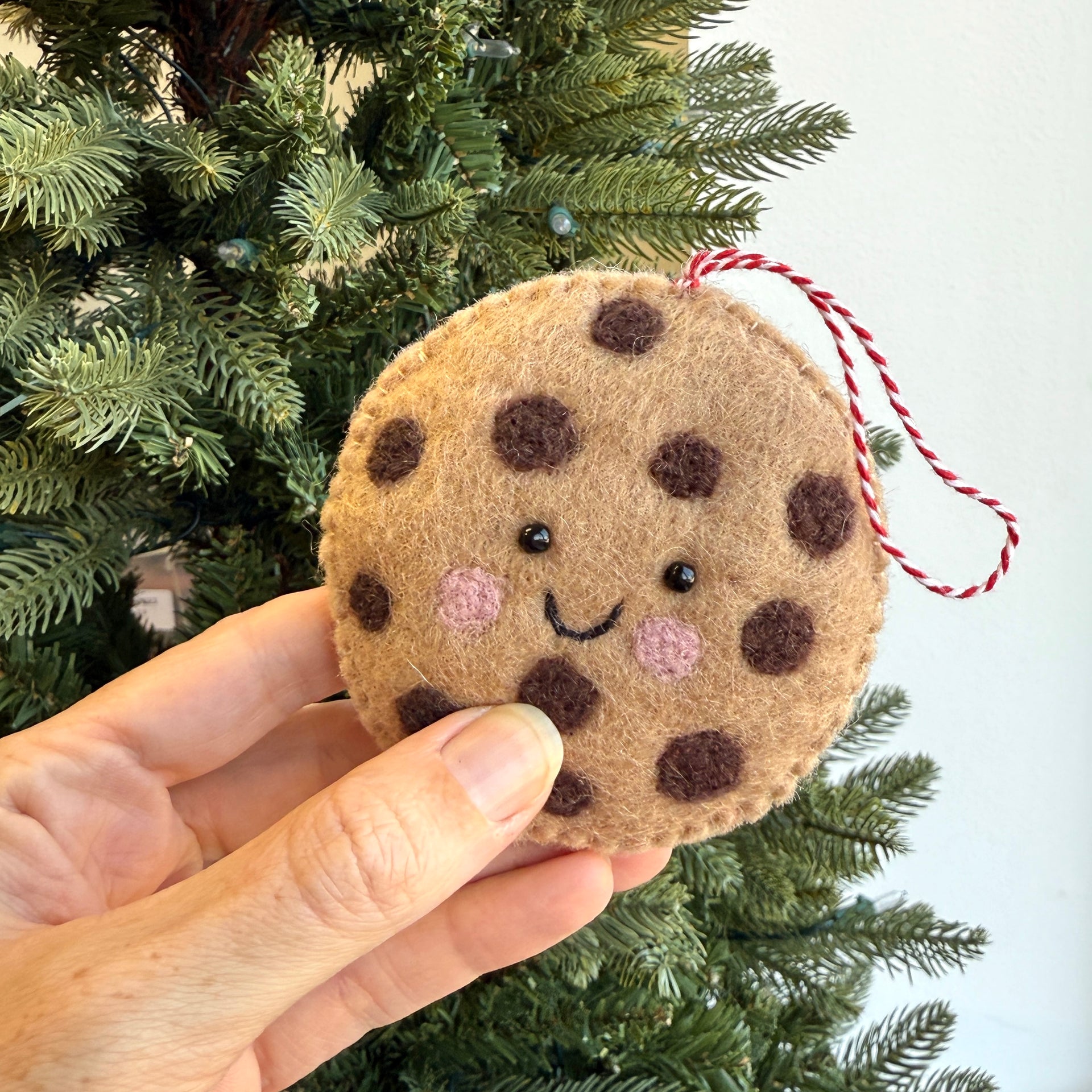 Cookie Ornament, Felt Wool