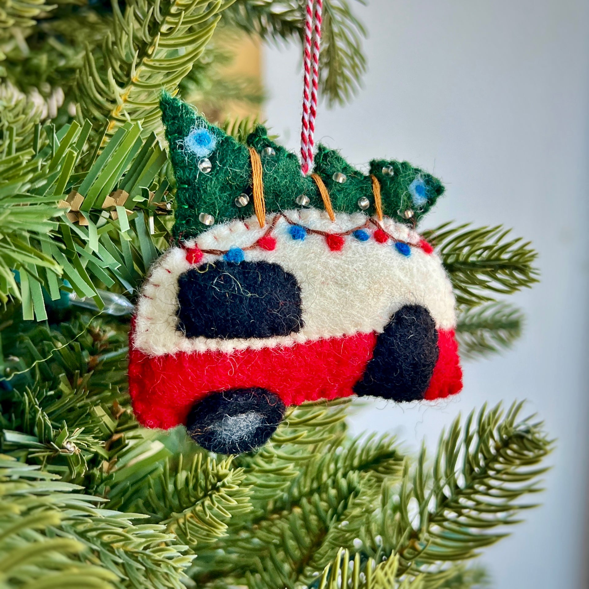 Camper Ornament, Felt Wool