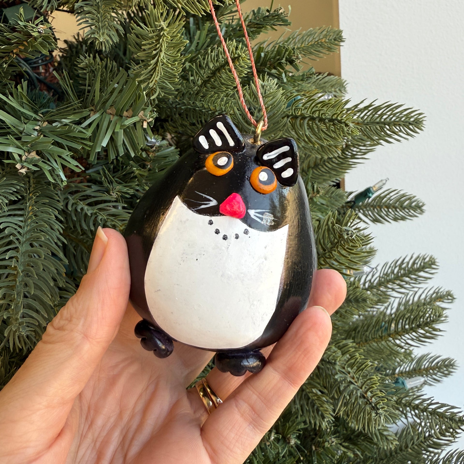 Cat Gourd Ornament