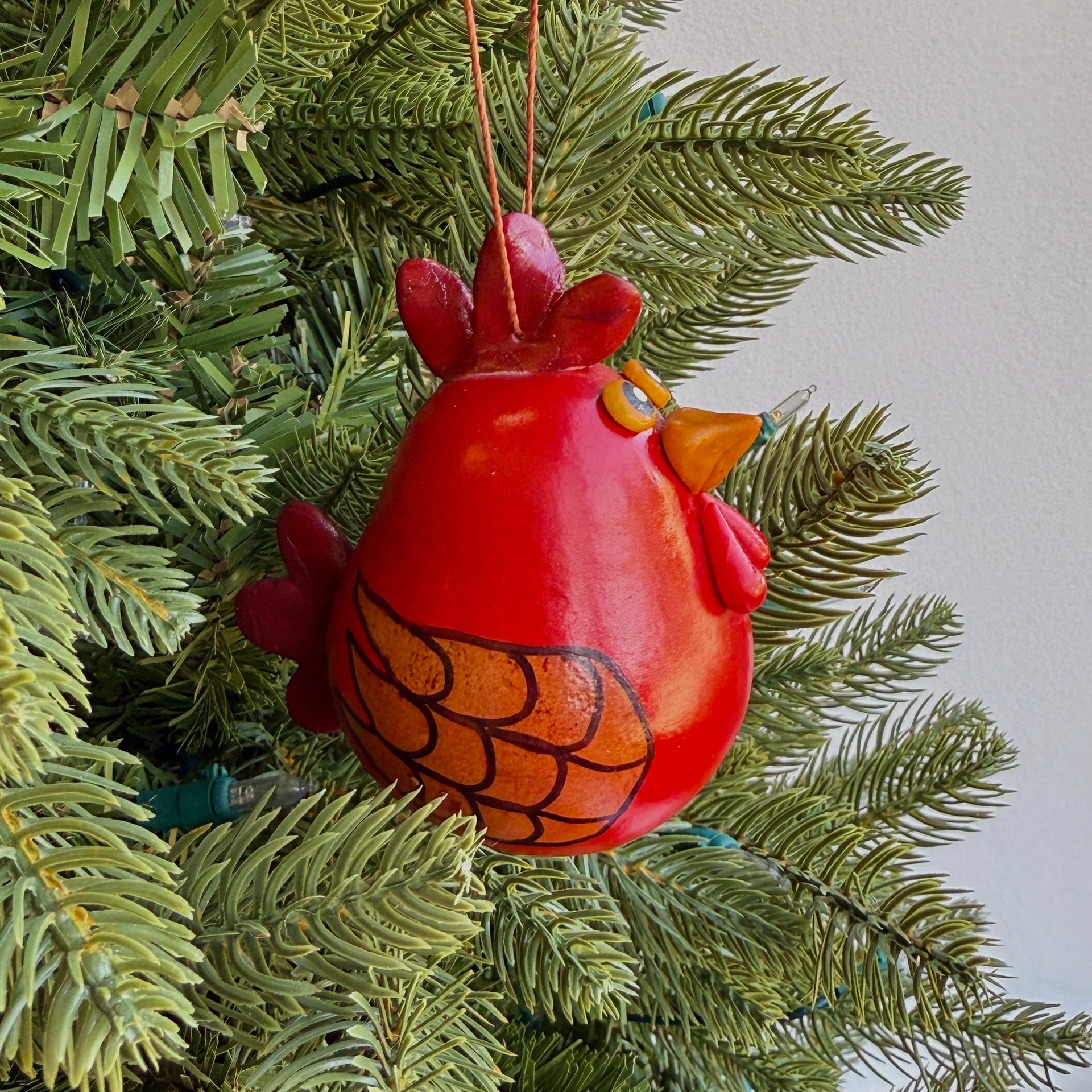 Chicken Gourd Ornament