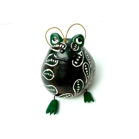 Frog Gourd Ornament