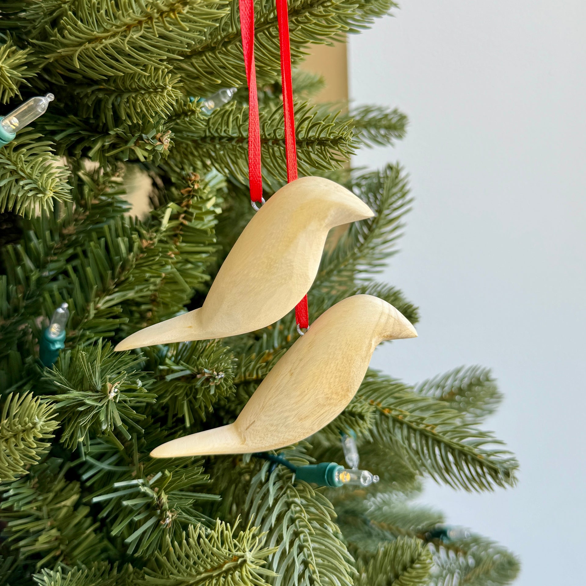 Two Turtledoves Ornaments