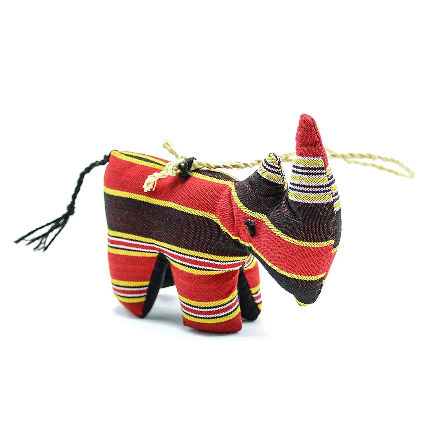 Stuffed Animal Ornament Set of 5 - Kikoy Red