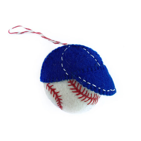 Baseball Cap Christmas Ornament for Kids