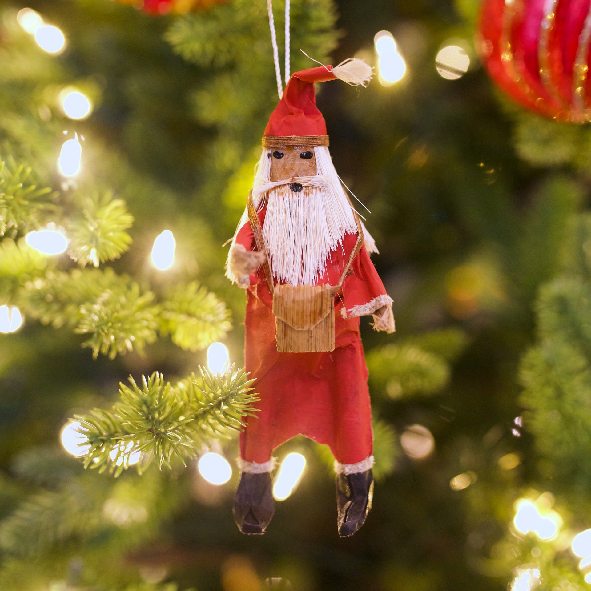 Father Christmas African Santa Claus Ornament