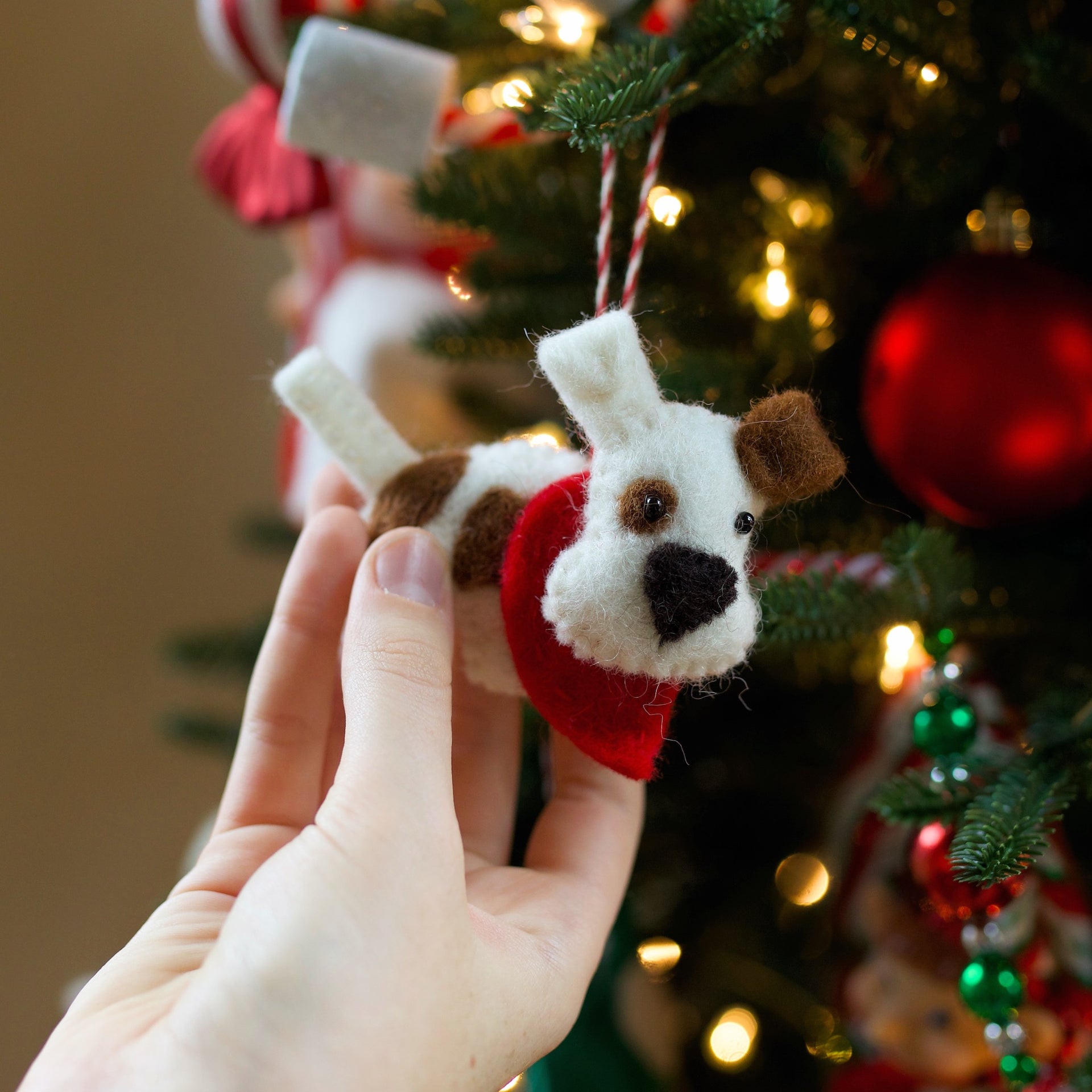 Dog Christmas Ornament, Adorable Christmas Ornament
