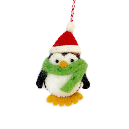 Fair trade penguin Christmas Ornament