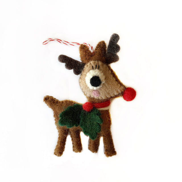 Fair Trade Rudolph Reindeer Ornament