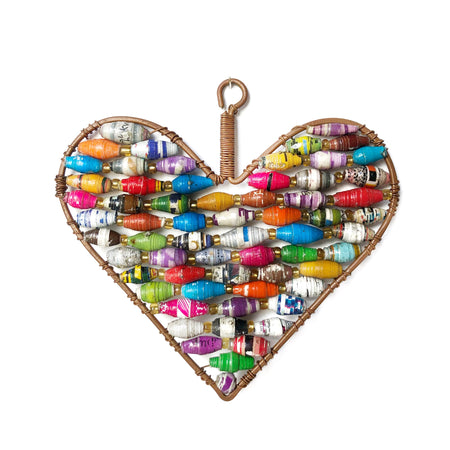 Heart Paper Bead Ornament