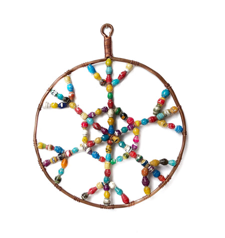 Paper Bead Snowflake Colorful Christmas Ornament