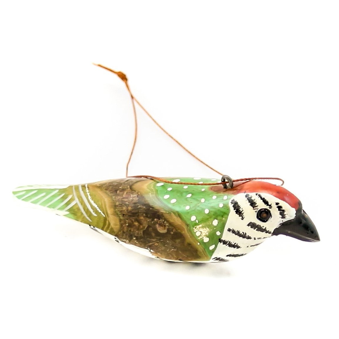 African Woodpecker Wood Bird Christmas Ornament